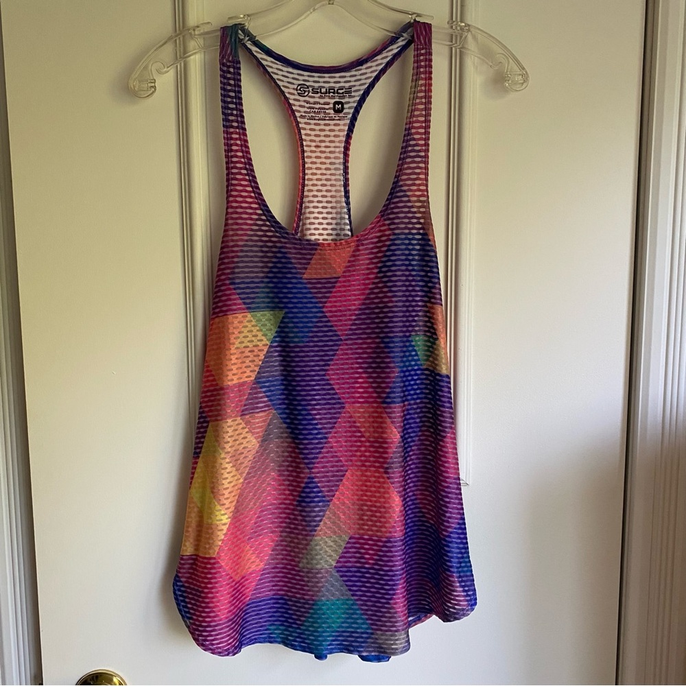 Surge Multicoloured Relaxed Graphic Tank Top